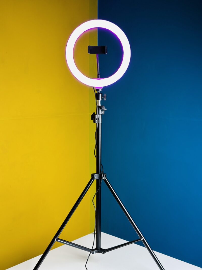 Havit ST7026 RGB LED Ring Light with Tripod